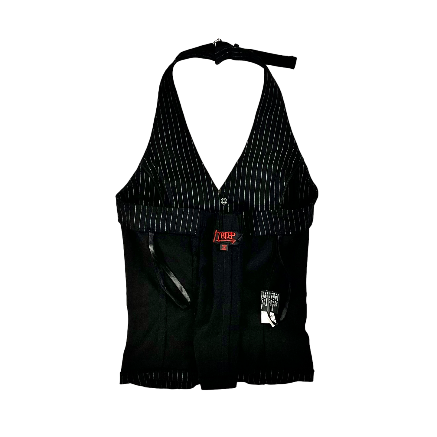 TRIPP NYC PINSTRIPE HALTER