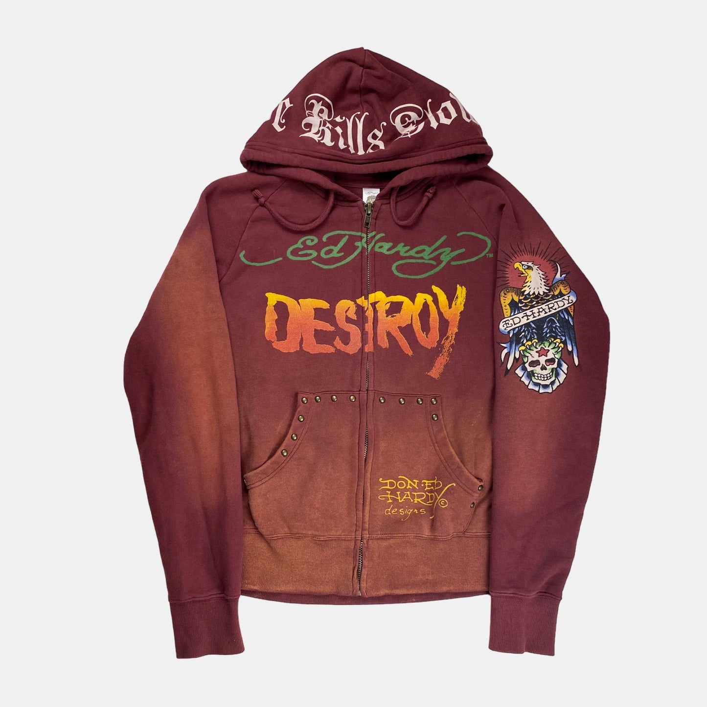 ED HARDY PUNK HOODIE