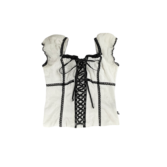 TRIPP NYC WHITE CORSET