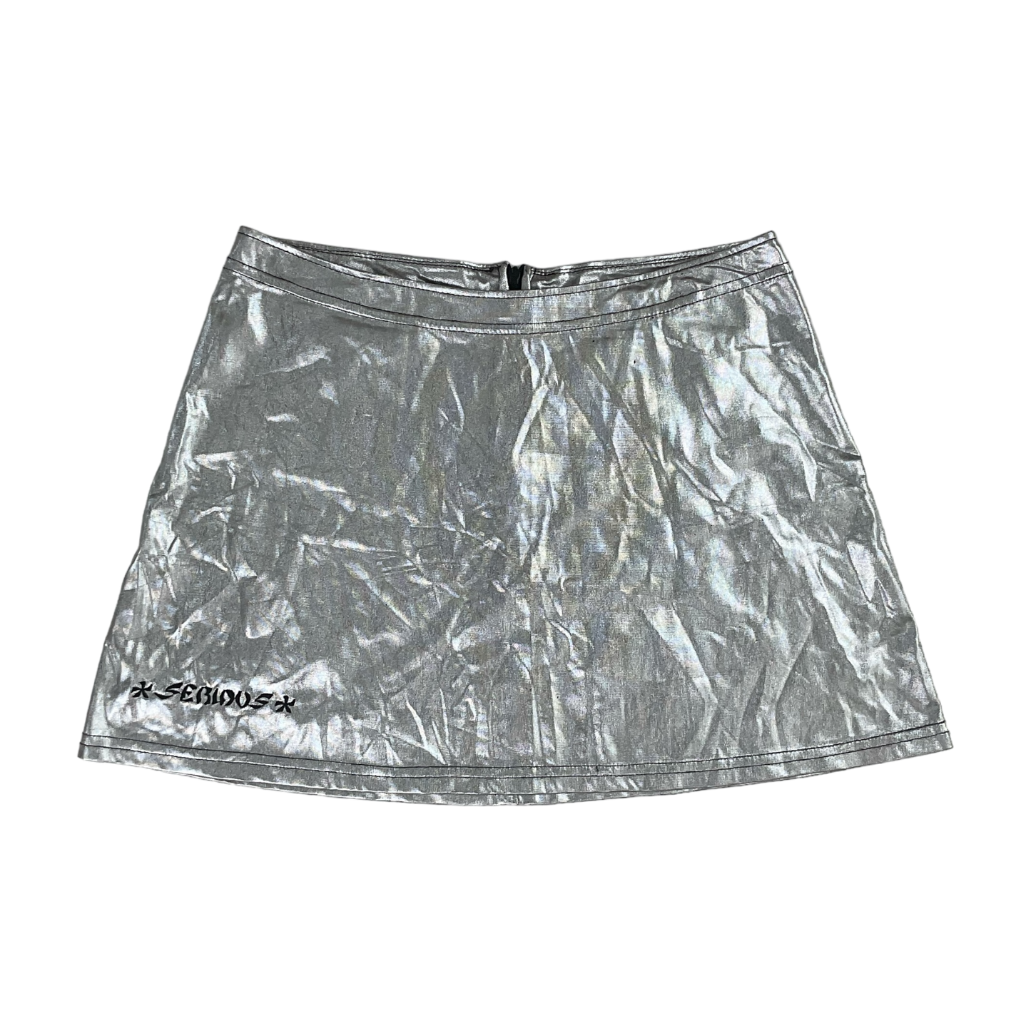 SERIOUS LA METALLIC MINI SKIRT